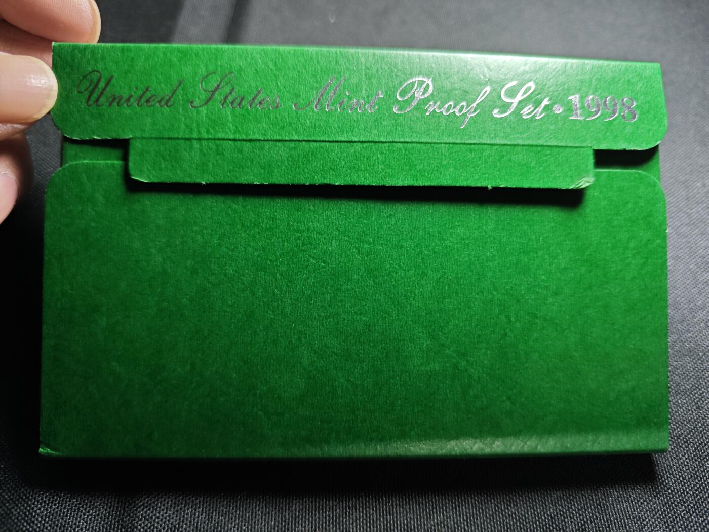 KK钱币收藏小铺 （套币 好品/批量散币 银币）专场  2月预留时间 周末发货  1998美国大小面值清年套币 精制币