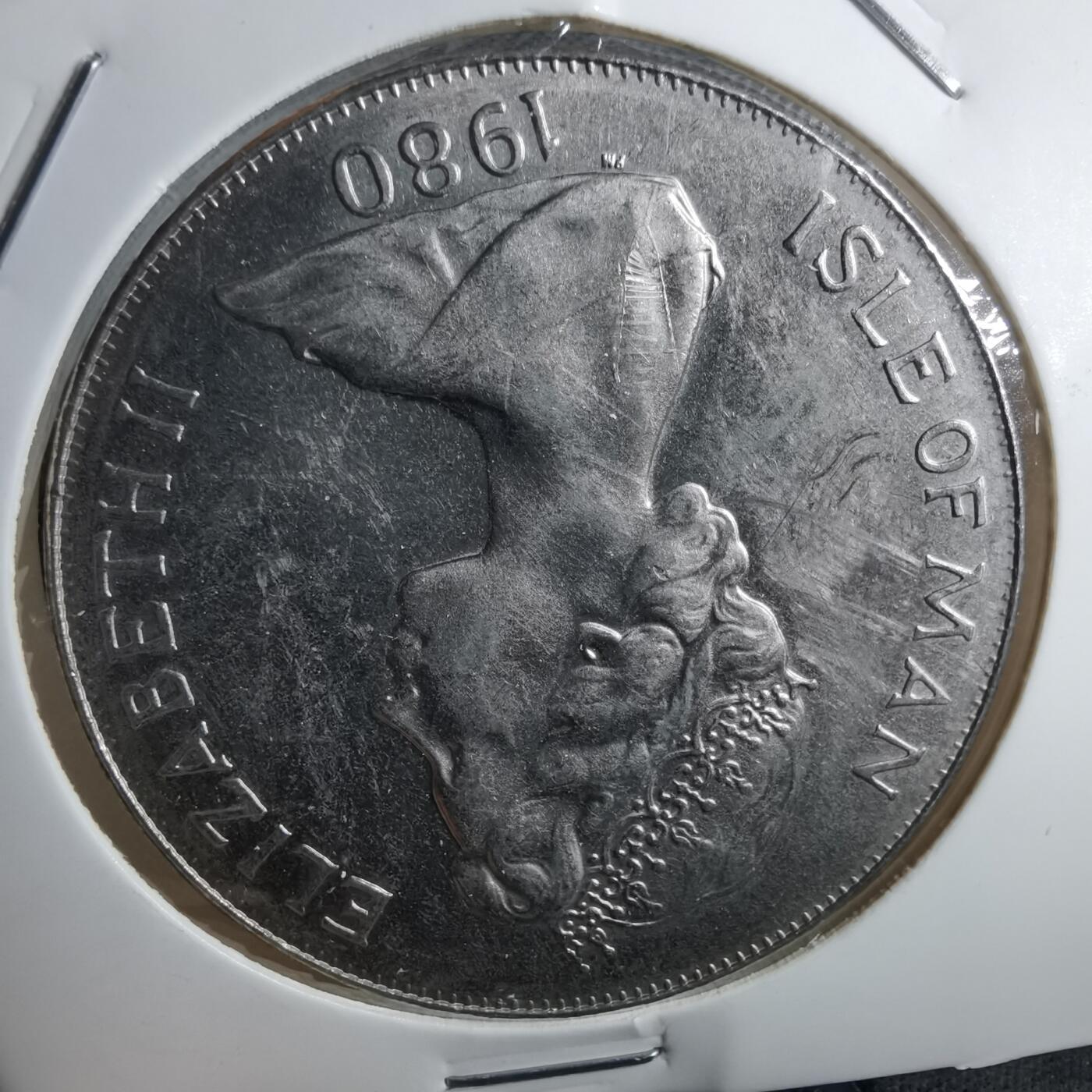 沼泽如烟--第910场 马恩1980年1克朗纪念币