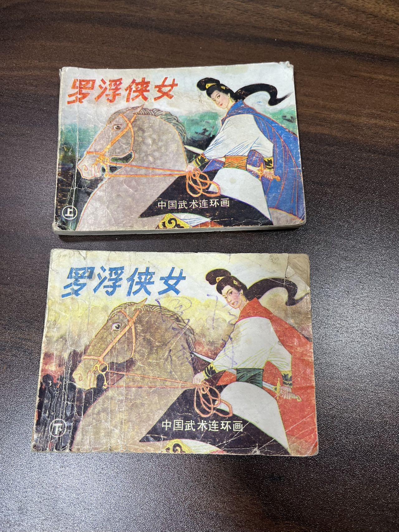 小人书拍卖（第二期） 罗浮侠女上下册2本合拍