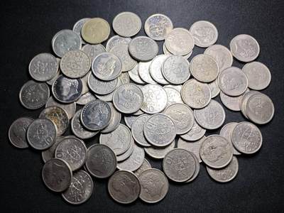 KK钱币收藏小铺 （套币 好品/批量散币 银币）专场  2月预留时间 周末发货 -  希腊10德拉克马一组79枚