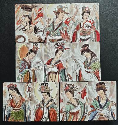 天玑星卡拍第141期《11.24周一截拍》持续收拍收评中 满赠卡需备注 - 超吉梦 上古女神 张导绘 普卡 十张