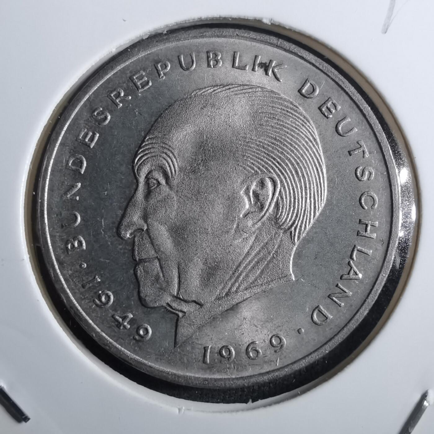 沼泽如烟--第910场 德国1969年2马克