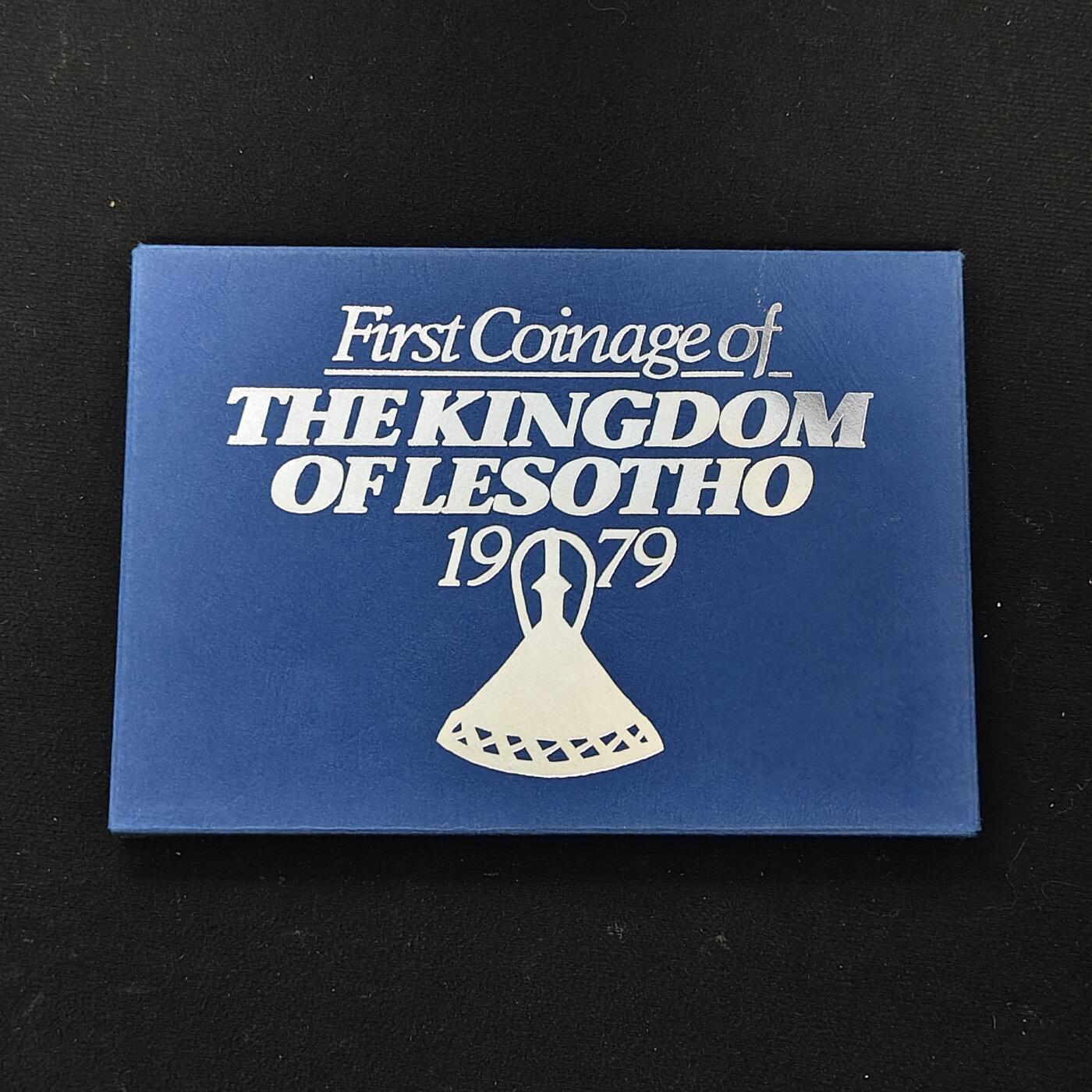【全场包邮】纯粹捡漏拍479场（免费代拍第16场） 莱索托1979年皇家厂经典信封装官方精制套币