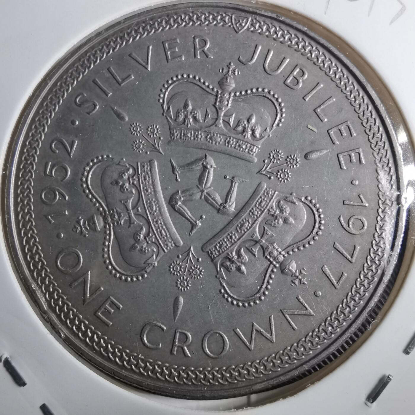 沼泽如烟--第910场 马恩1977年1克朗纪念币