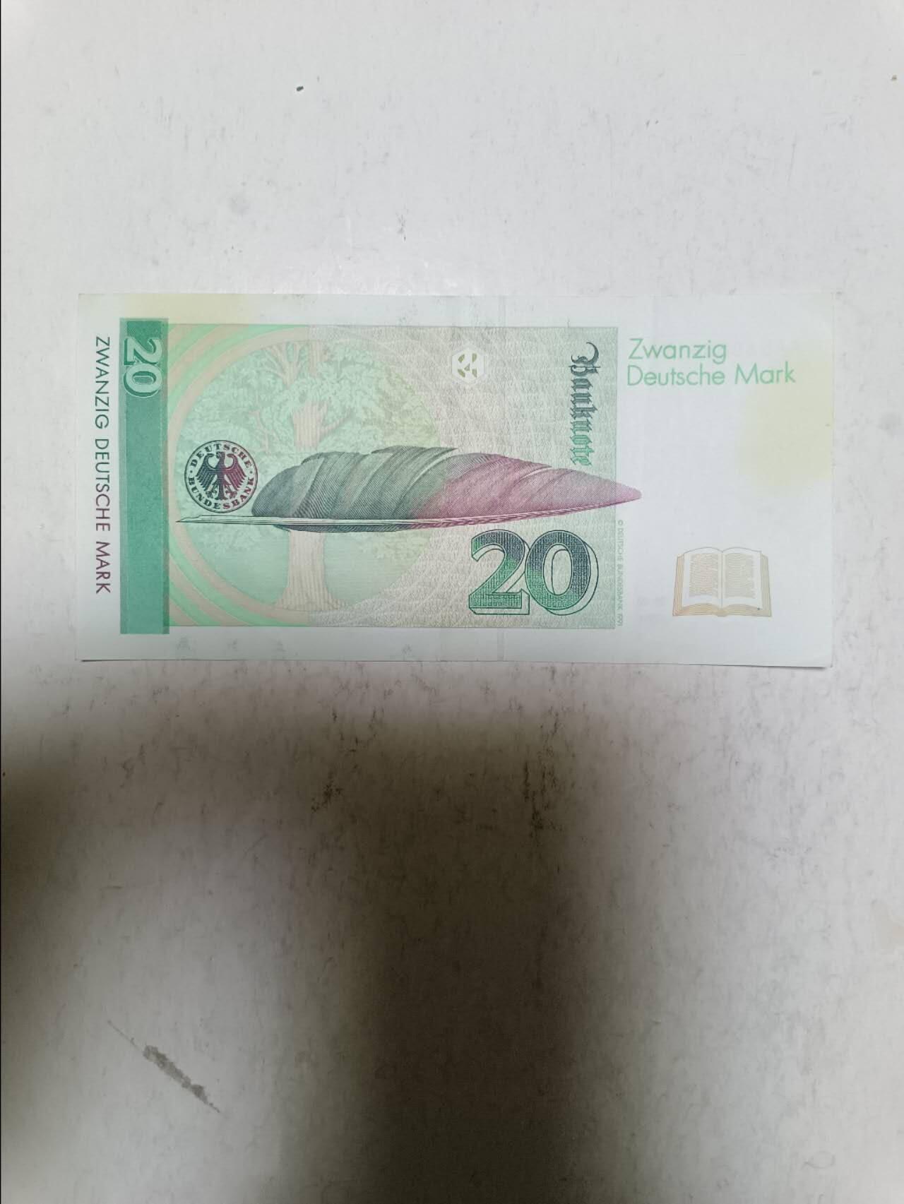 【20251124】非全新纸币第307场 德国1991年20马克
