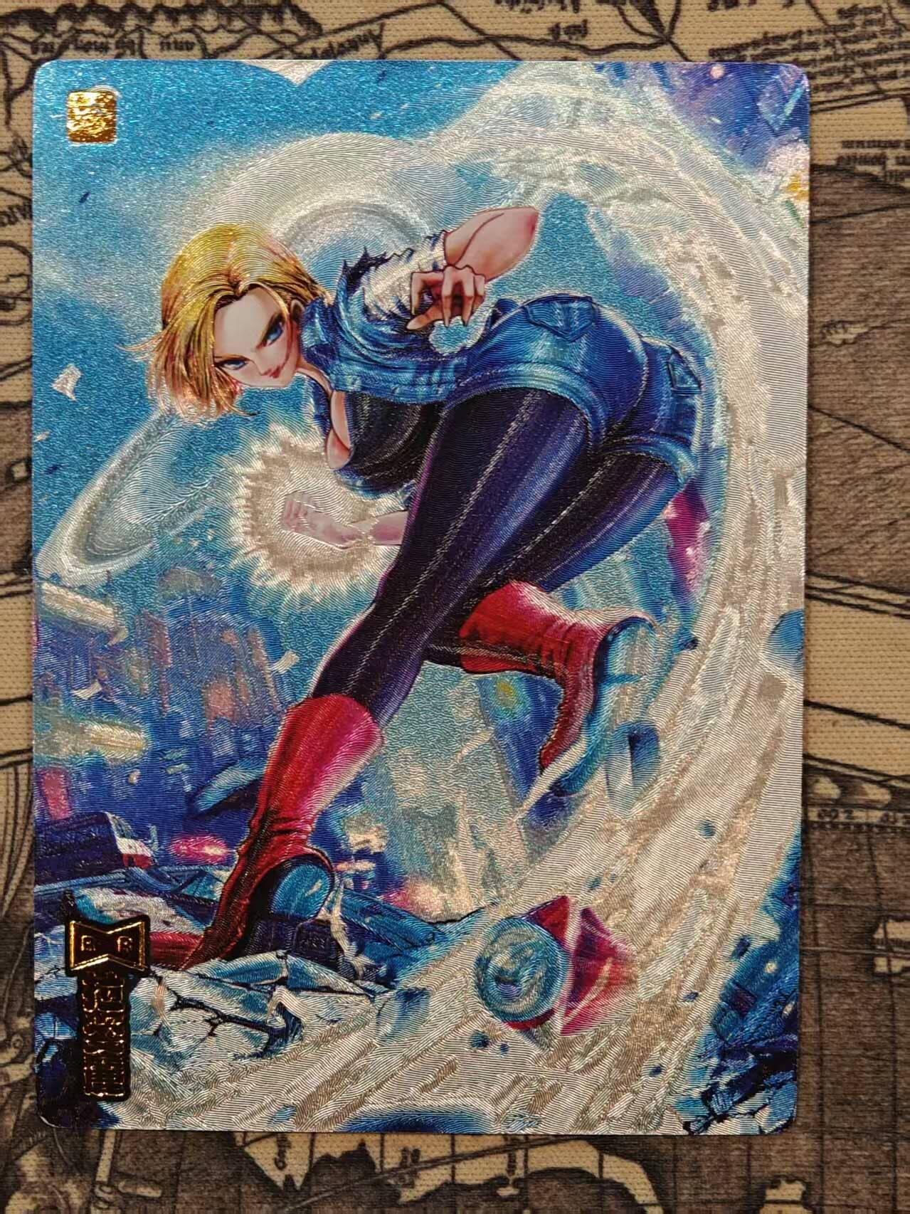 龙虎卡牌六四场 （无佣金，周六结拍，欢迎送拍） 粗闪卡 奇点 龙珠18号