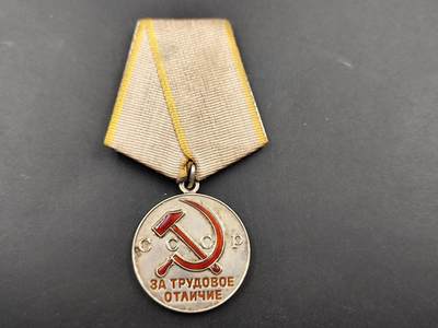 11月18日奖章钱币专场（明天晚上继续更新，太累了今天） - 苏联劳动优秀银质奖章19.8g