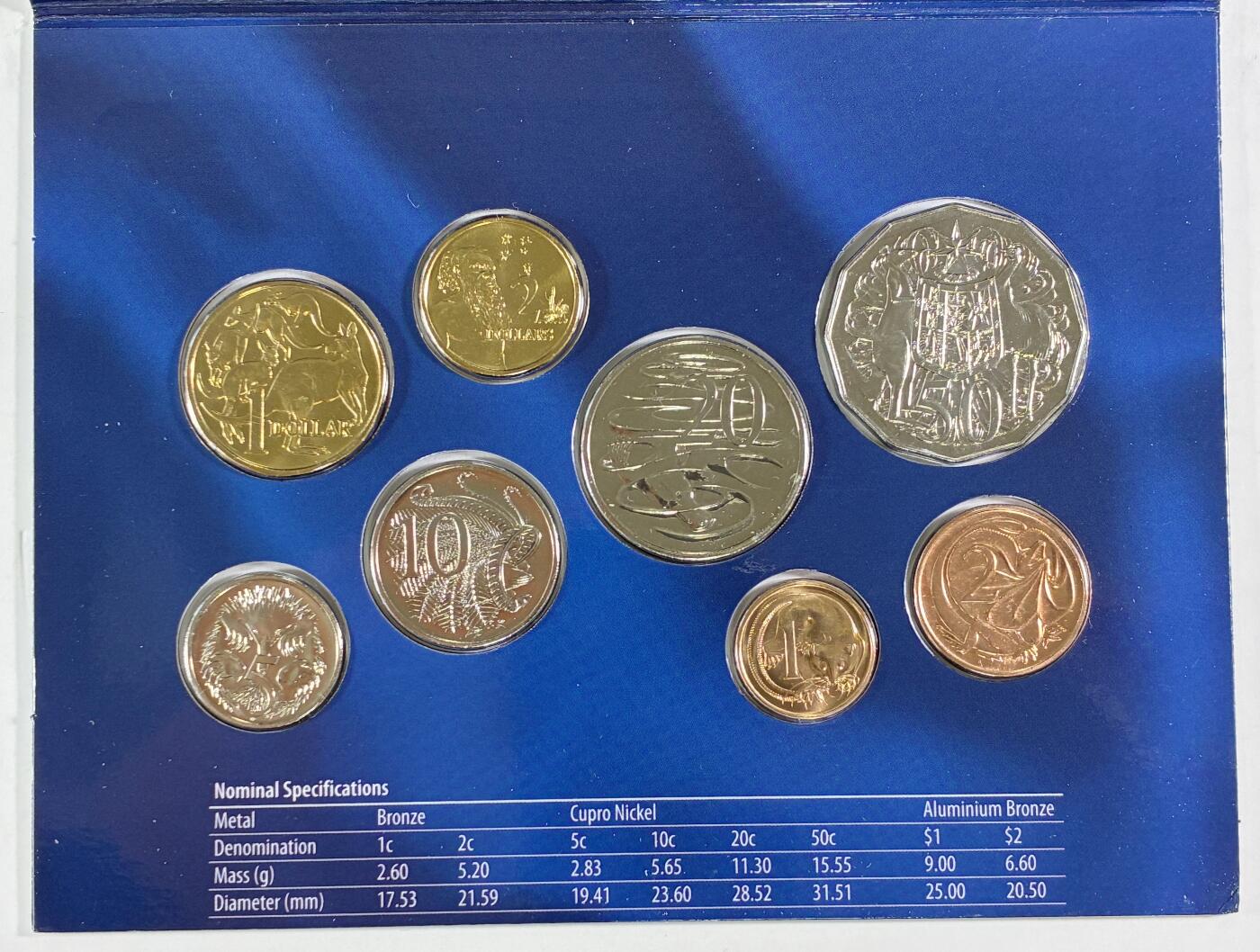 【雨安】【直播拍卖】【世界币章115期-裸币】2025-11-21 周五 19:30 保真 [现代套币] Australia 澳大利亚 套币 2006年