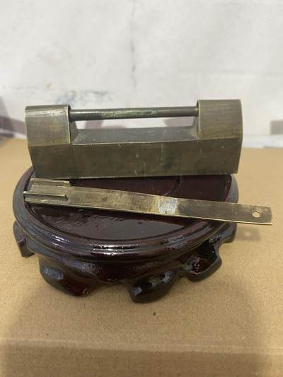 江南站杂件场 - 民国铜锁，带钥匙可以打开