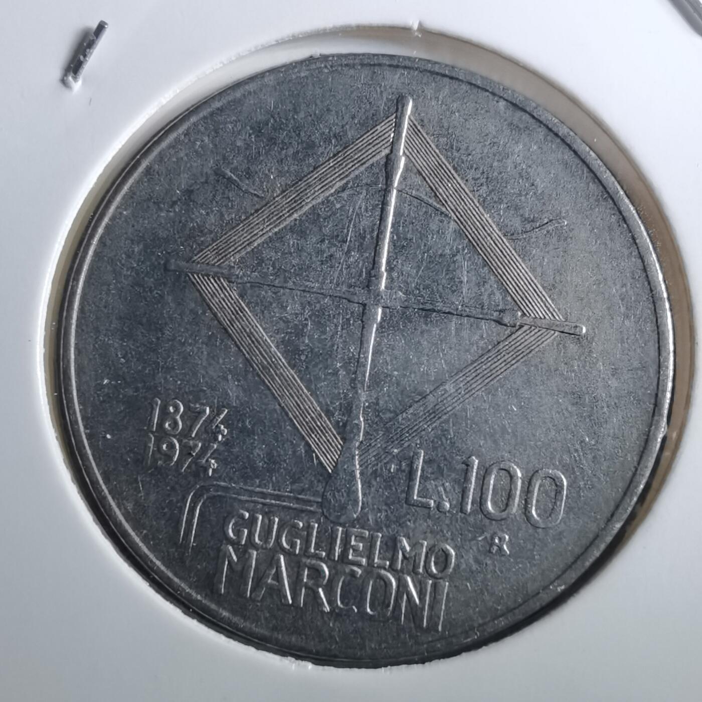 沼泽如烟--第910场 意大利1974年100里拉纪念币