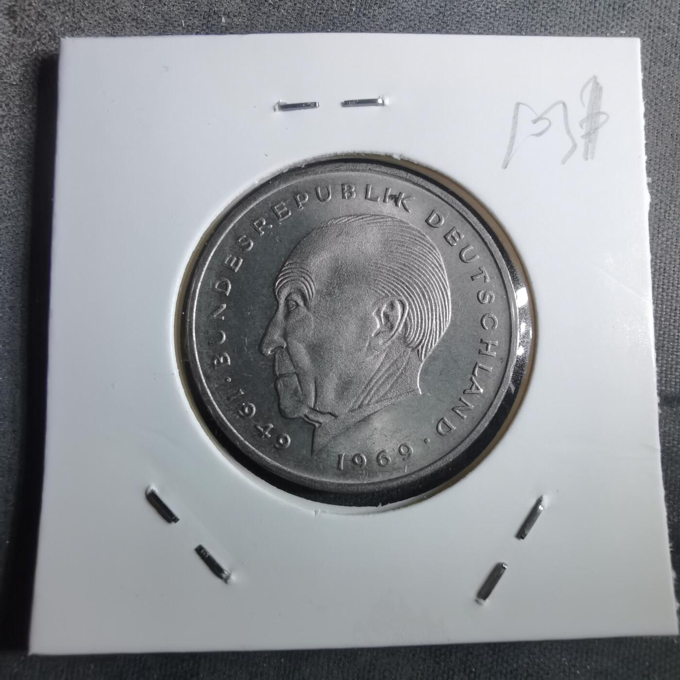 沼泽如烟--第910场 德国1969年2马克