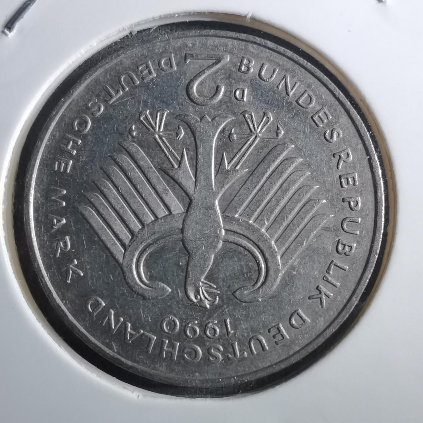 沼泽如烟--第910场 德国1990年2马克