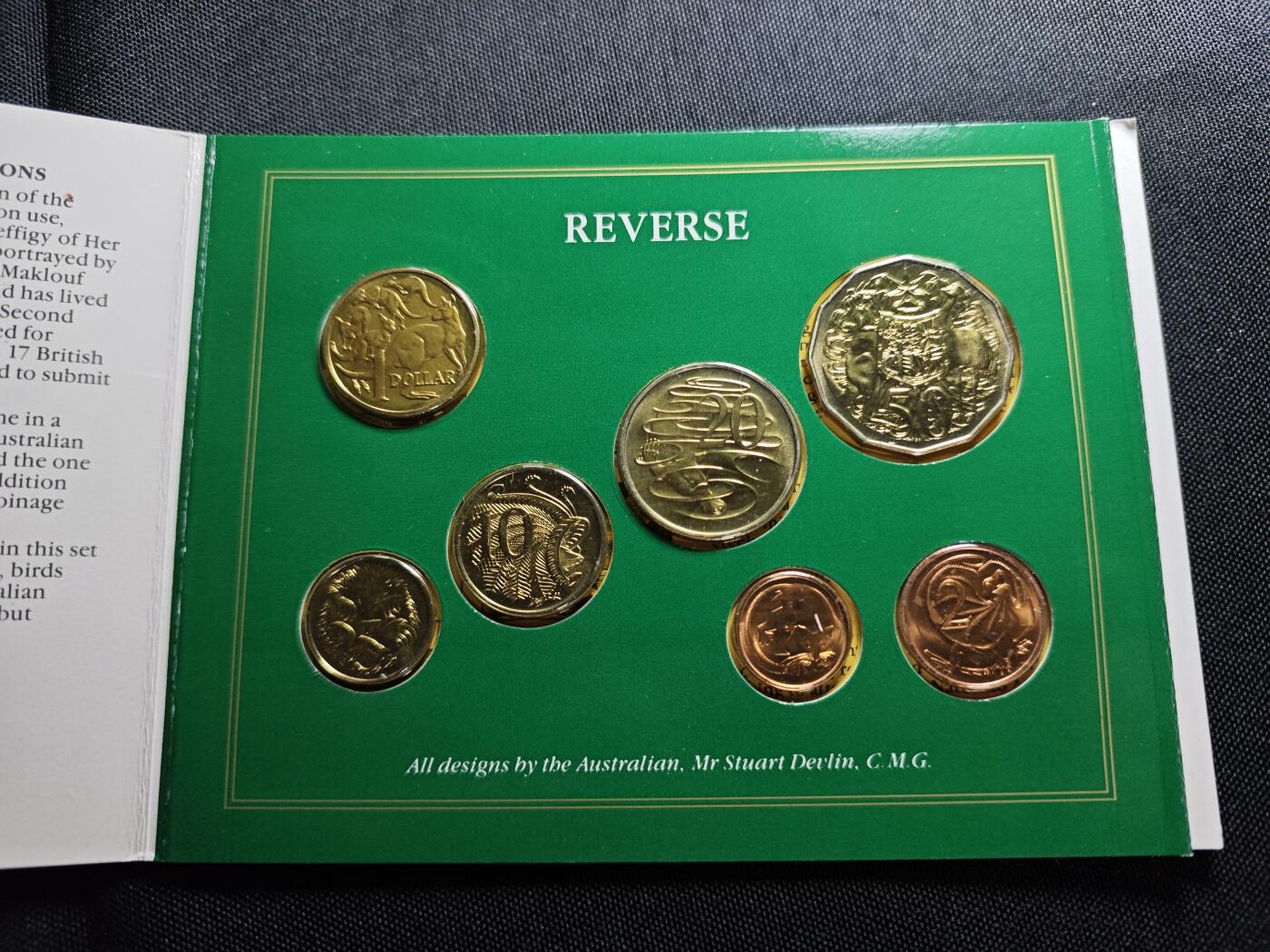 KK钱币收藏小铺 （套币 好品/批量散币 银币）专场  2月预留时间 周末发货  1985澳大利亚清年一套