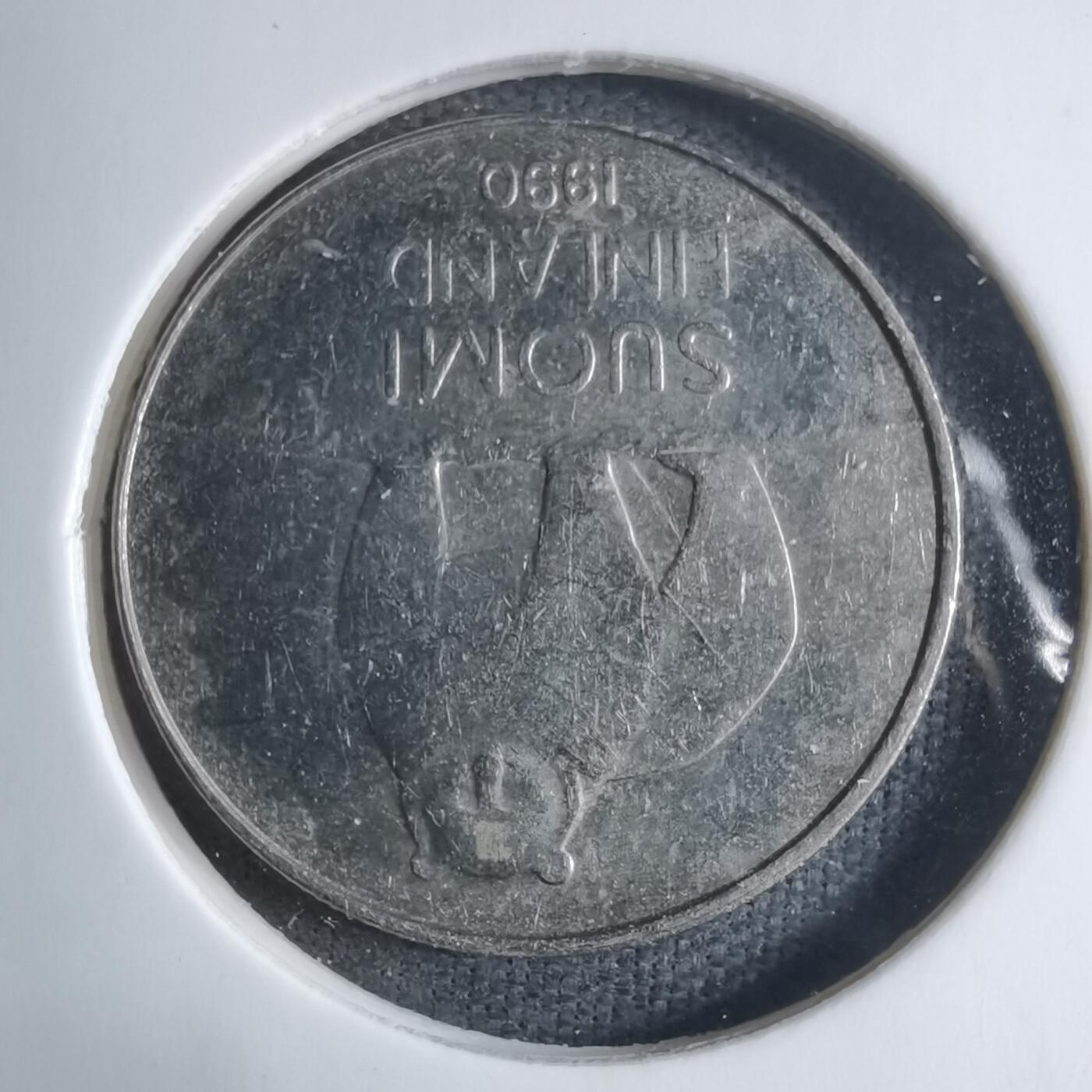 沼泽如烟--第909场 芬兰1990年50芬尼