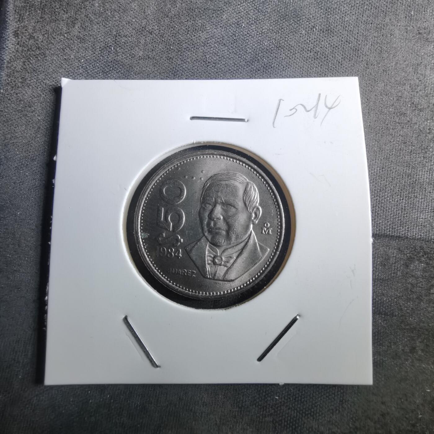 沼泽如烟--第910场 墨西哥1984年50比索