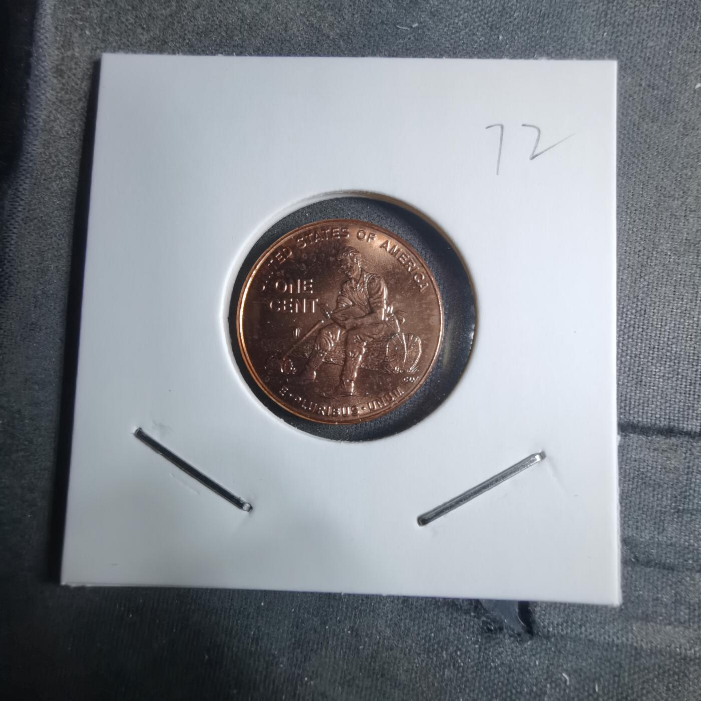 沼泽如烟--第909场 美国2009年一分纪念币