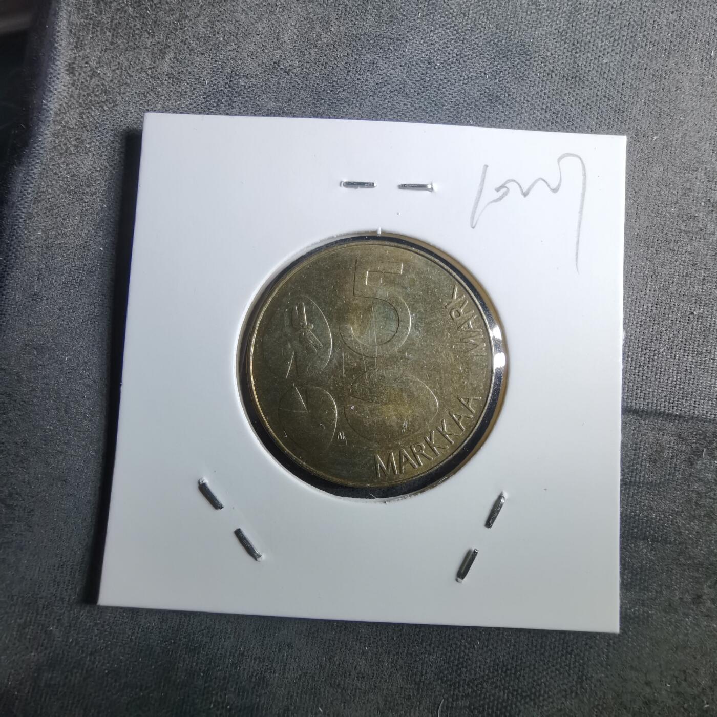 沼泽如烟--第910场 芬兰1993年5马克