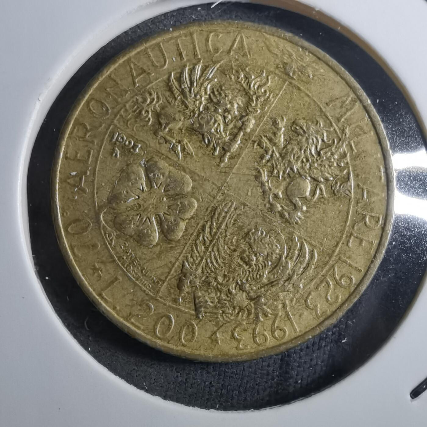 沼泽如烟--第910场 意大利1993年200里拉