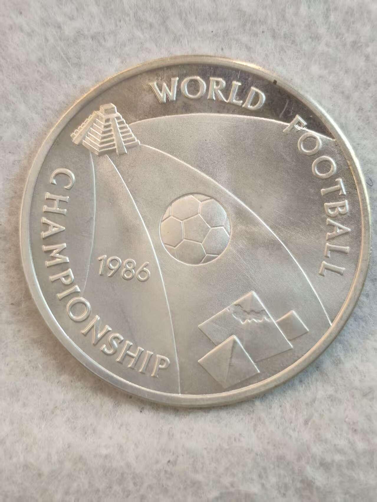 G&W世界散币，银币处理专场（第37场） 埃及1986年5里拉  银币 墨西哥1986年世界杯