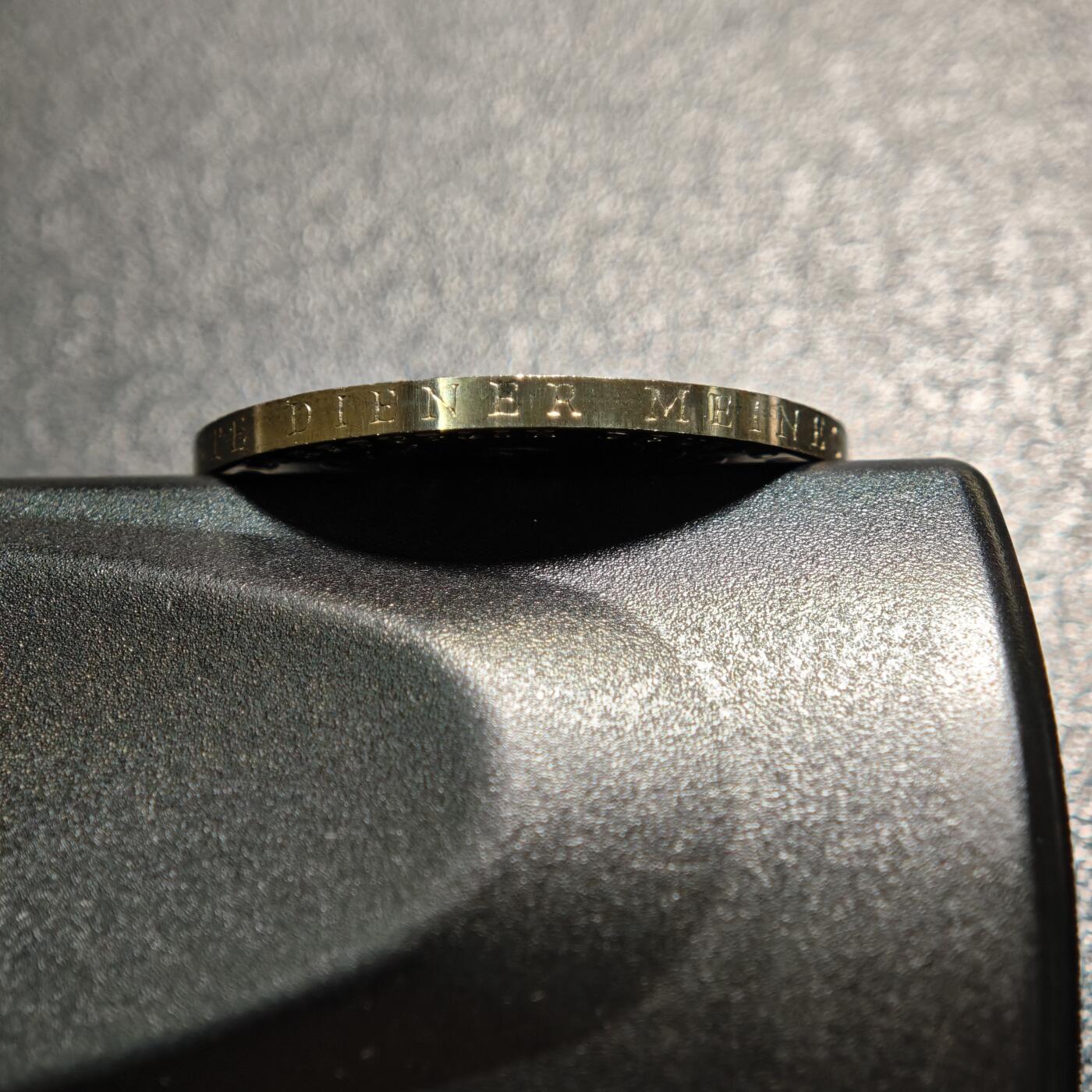 【德藏】世界币章拍卖第154期（拍品征集中~欢迎藏友联系） 1986年 德国霍亨索伦王朝第三位普鲁士国王弗里德里希·德·格罗逝世200周年5马克纪念镍币 直径约：29mm；重约：10g