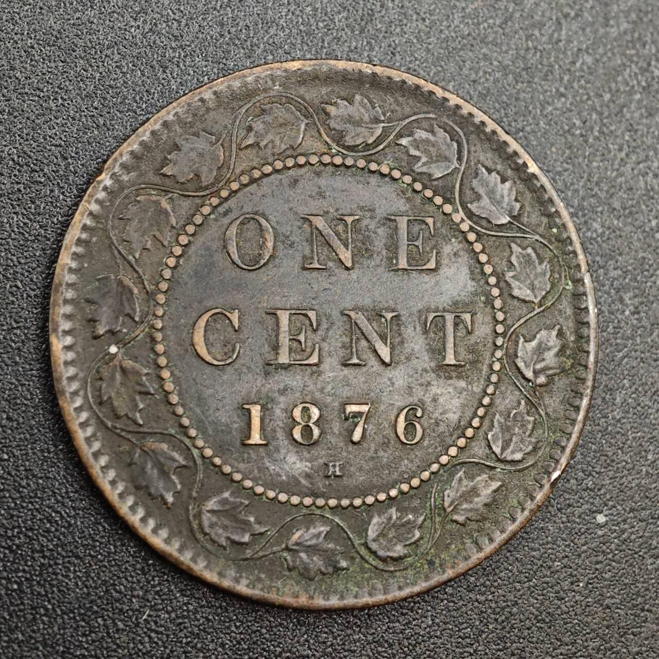 【淘币小摊】实时拍第八百零二拍   散币场   满百包邮可预留二周 每周一统一发货   加拿大1871年维多利亚一分铜币