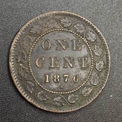 【淘币小摊】实时拍第八百零二拍   散币场   满百包邮可预留二周 每周一统一发货   - 加拿大1871年维多利亚一分铜币