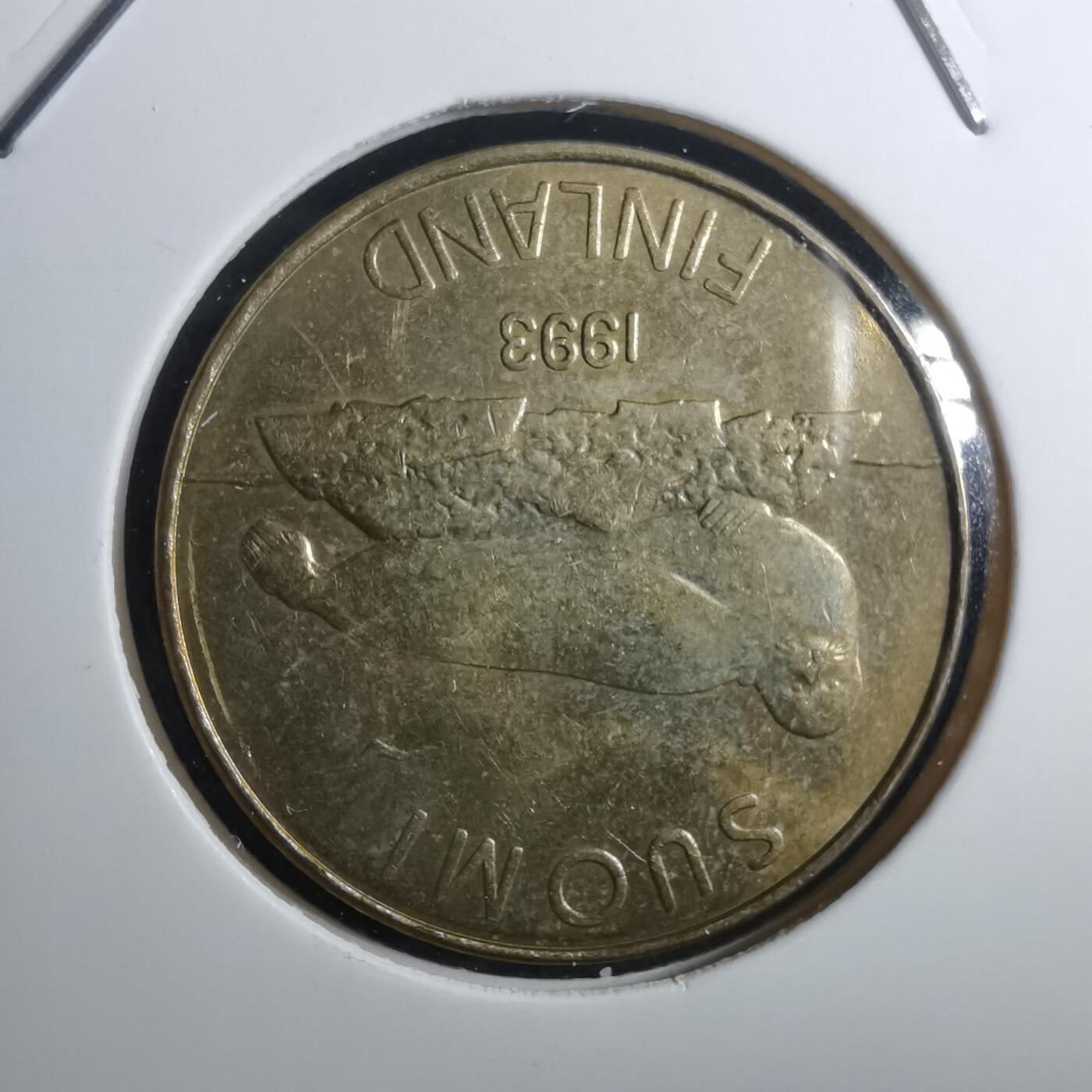 沼泽如烟--第910场 芬兰1993年5马克