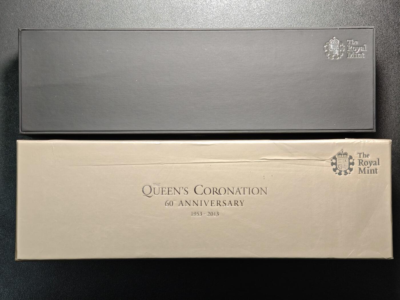 【德藏】世界币章拍卖第154期（拍品征集中~欢迎藏友联系） 2013年 英国伊丽莎白二世女王加冕60周年纪念银币 原盒 原证书