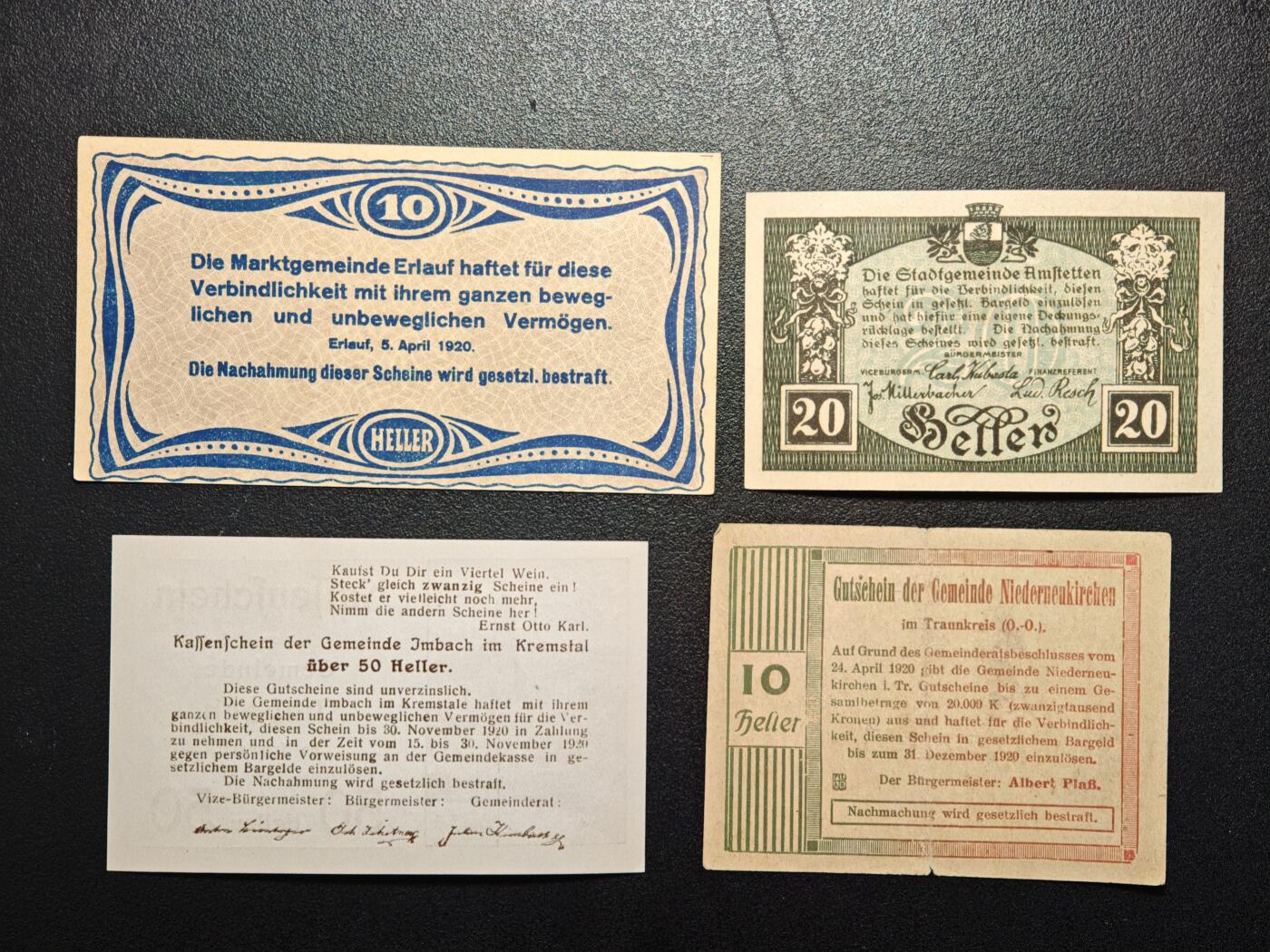 【德藏】世界币章拍卖第154期（拍品征集中~欢迎藏友联系） 11张一组 德国紧急时期纸币