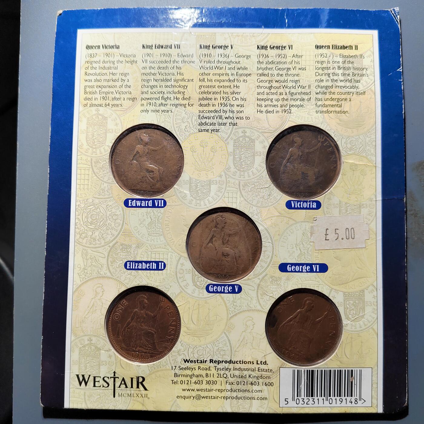 PCAI钱币21-614   外币与其他钱币小专场 英国硬币