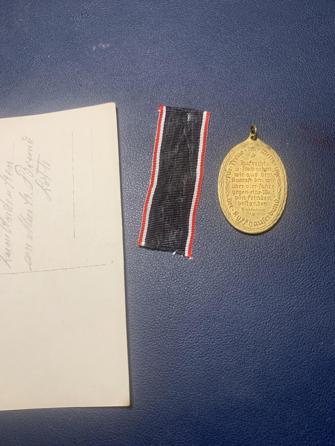 11月23日一战德章小拍场 魏玛一战基夫霍伊泽奖章，带一张老影片