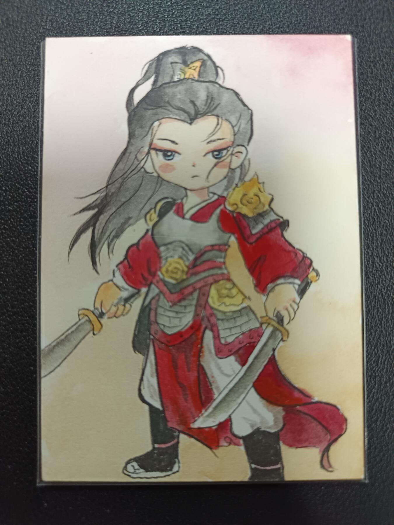 天玑星卡拍第141期《11.24周一截拍》持续收拍收评中 满赠卡需备注 【手绘卡】小火柴 扈三娘 手绘卡