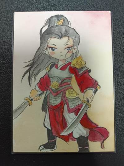 天玑星卡拍第141期《11.24周一截拍》持续收拍收评中 满赠卡需备注 - 【手绘卡】小火柴 扈三娘 手绘卡