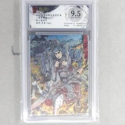 龙虎卡牌六四场 （无佣金，周六结拍，欢迎送拍） - 粗闪评级卡 玄卡阁 多吉-赵云救主 9.5G