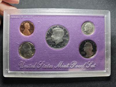 KK钱币收藏小铺 （套币 好品/批量散币 银币）专场  2月预留时间 周末发货 -  1990美国大小面值清年精制套币