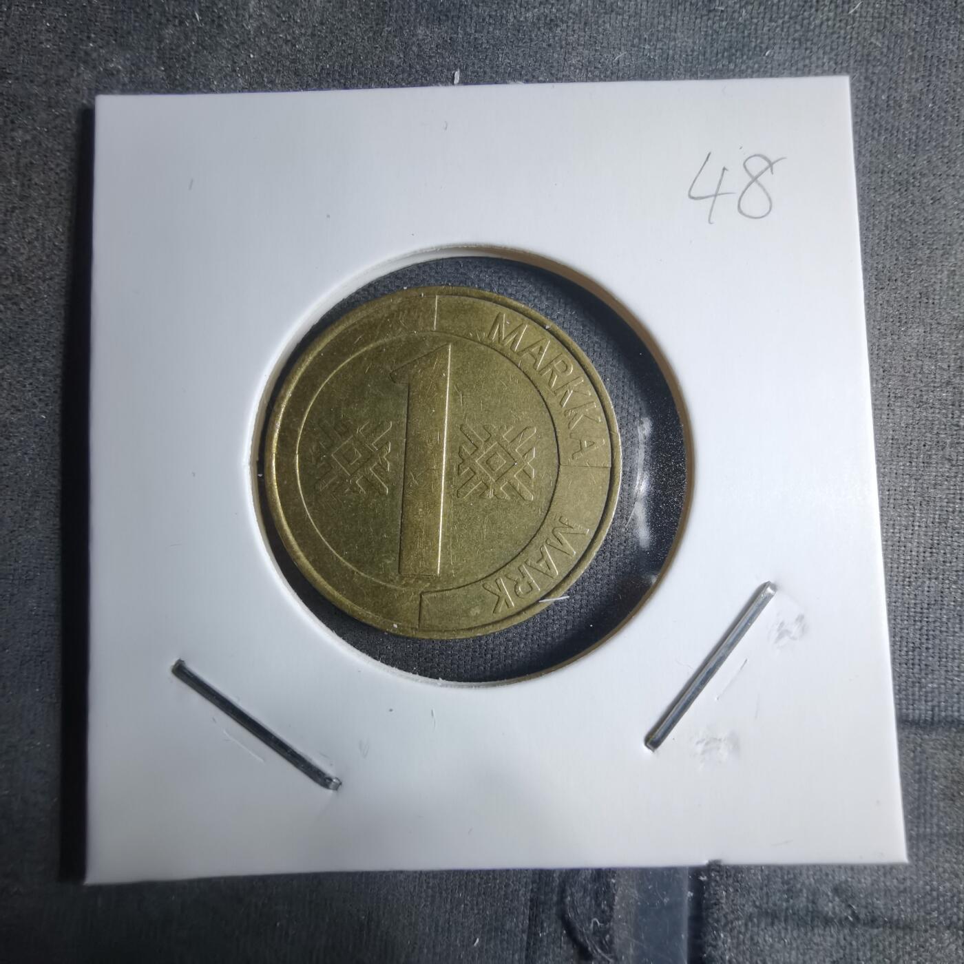 沼泽如烟--第909场 芬兰1993年1马克