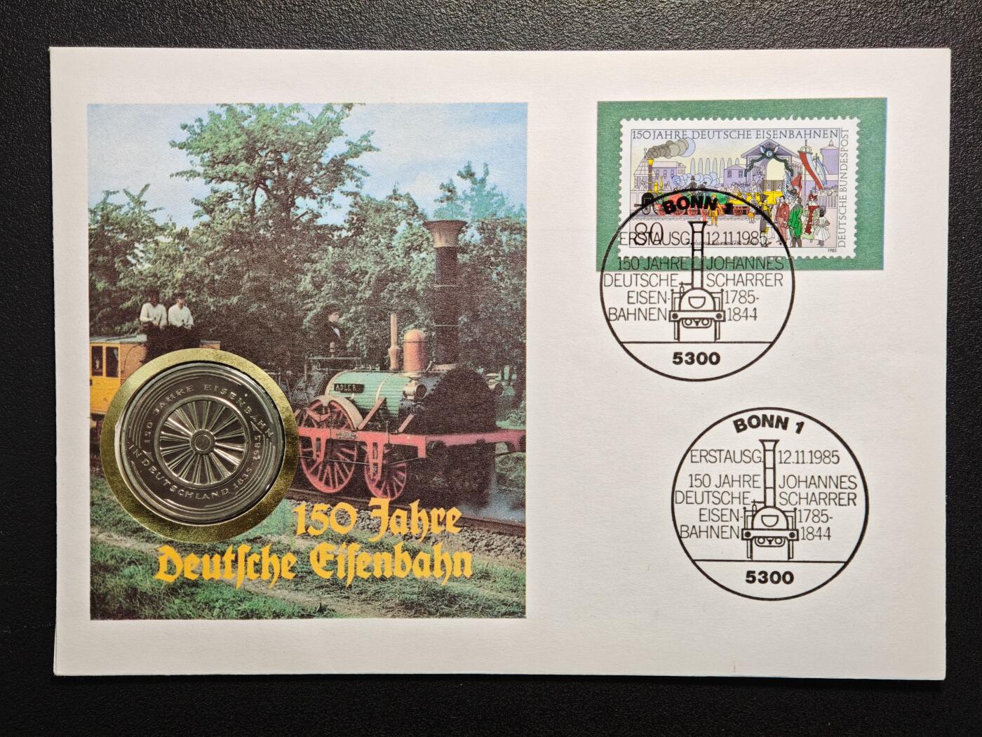 【德藏】世界币章拍卖第154期（拍品征集中~欢迎藏友联系） 3枚一组 德国马克邮币封 装帧精美