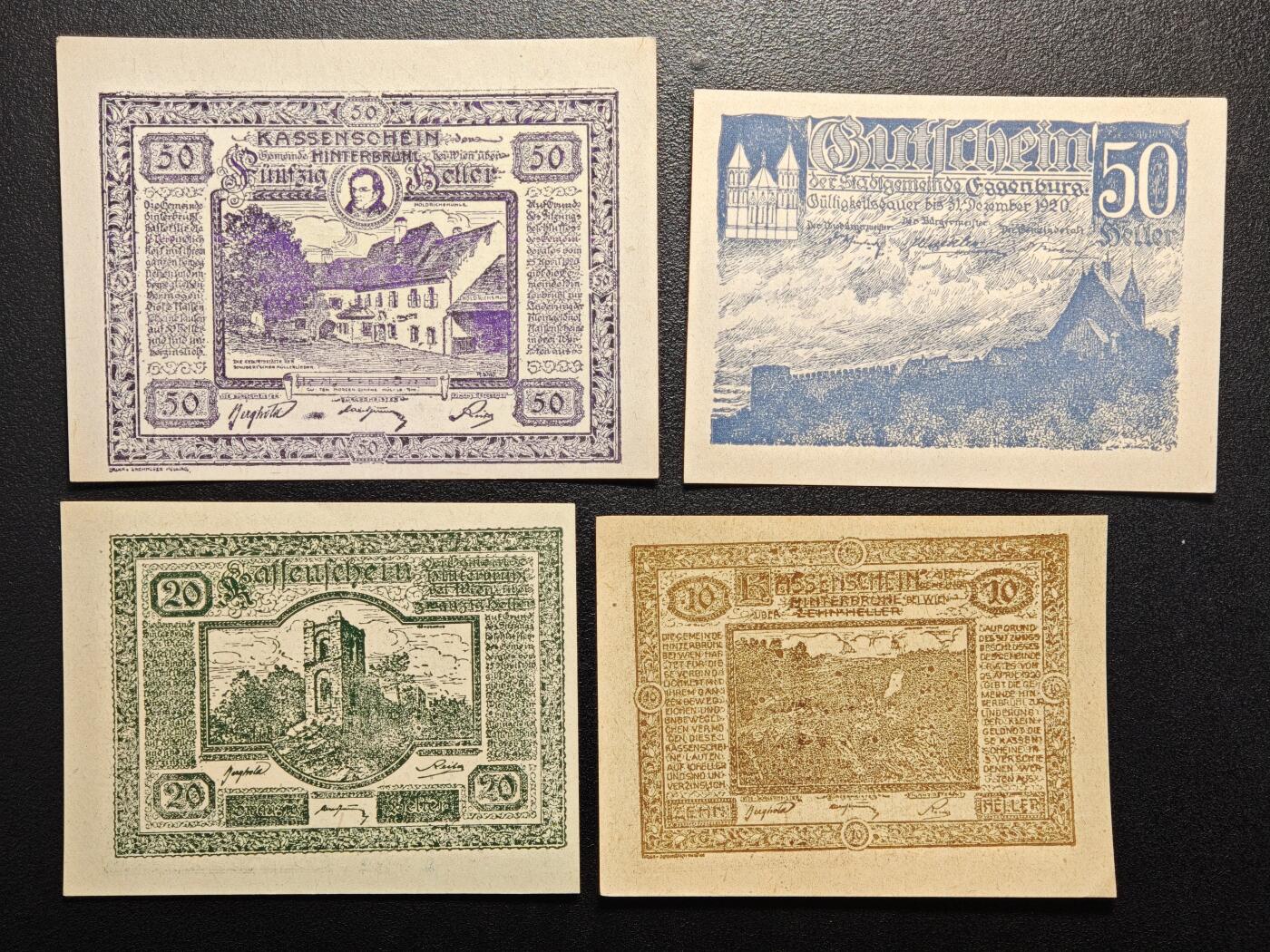 【德藏】世界币章拍卖第154期（拍品征集中~欢迎藏友联系） 11张一组 德国紧急时期纸币