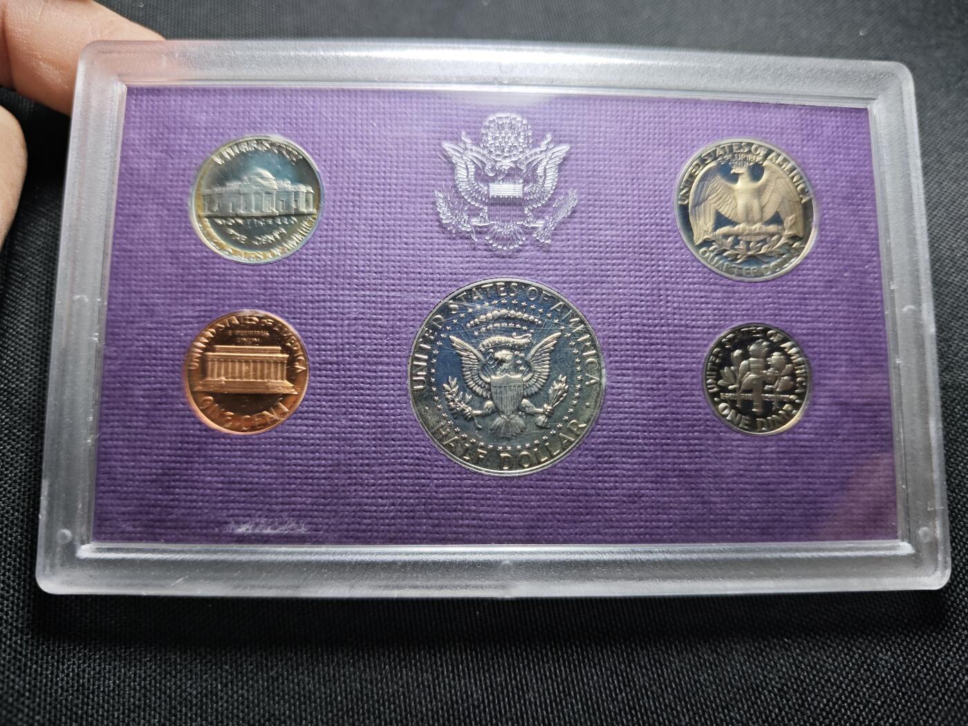 KK钱币收藏小铺 （套币 好品/批量散币 银币）专场  2月预留时间 周末发货  1985美国大小面值清年精制套币