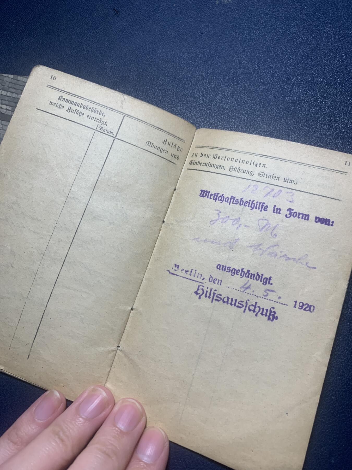 11月23日一战德章小拍场 一战帝德士兵证和老相片，很有历史气息