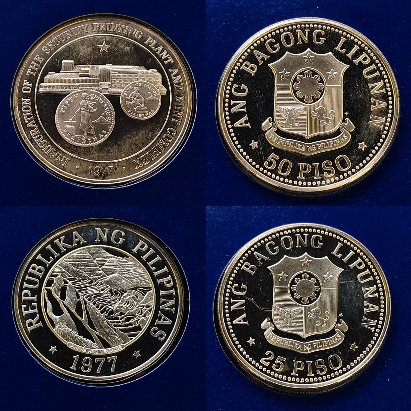 【全场包邮】纯粹捡漏拍479场（免费代拍第16场） 菲律宾1977年官方精制套币-盒证全