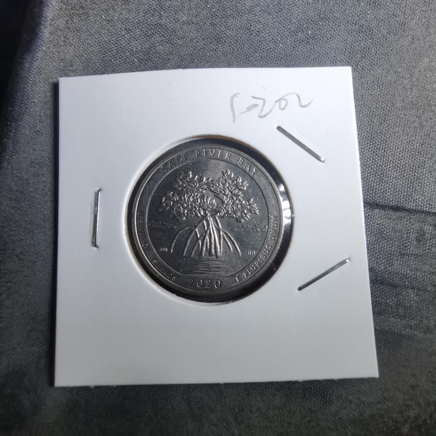 沼泽如烟--第910场 美国2020年25分纪念币