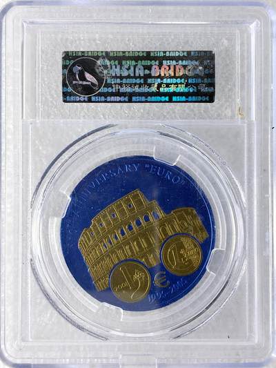 【雨安】【直播拍卖】【世界币章115期-裸币】2025-11-21 周五 19:30 保真 - [现代钱币] Liberia 利比里亚 5元 2005年 欧元纪念 意大利