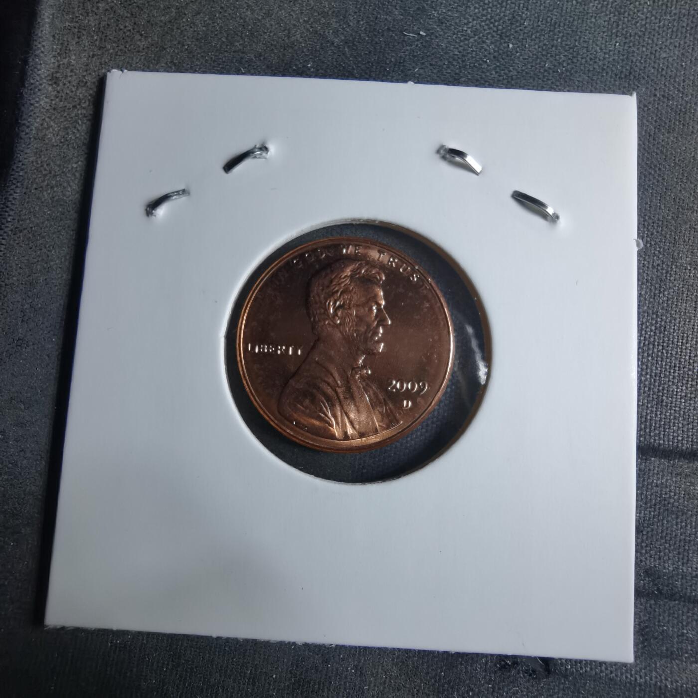 沼泽如烟--第909场 美国2009年一分纪念币