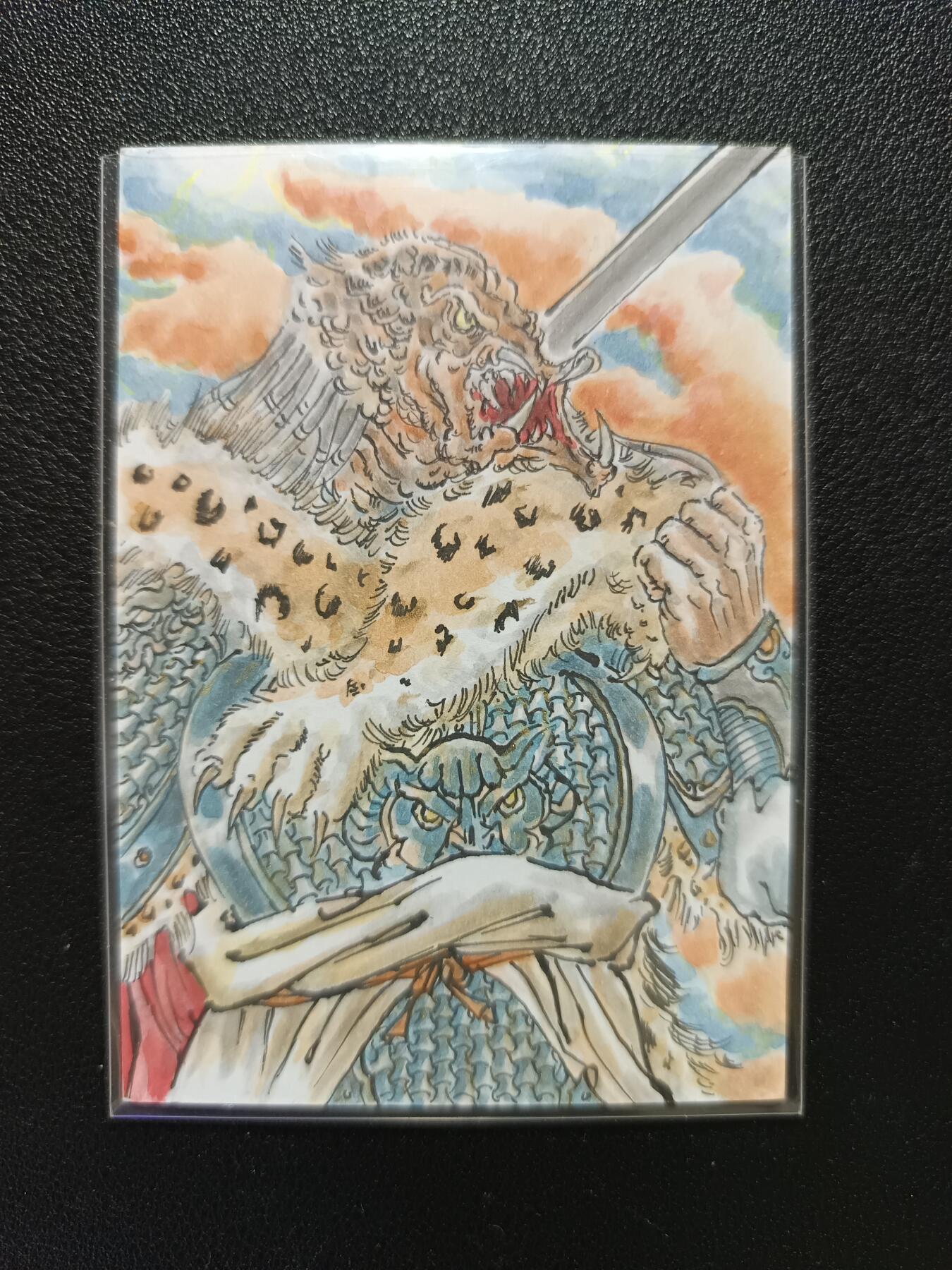 天玑星卡拍第141期《11.24周一截拍》持续收拍收评中 满赠卡需备注 【手绘卡】梦溪工作室 走近科学 张先军 铁血战士版 三国五虎 手绘卡