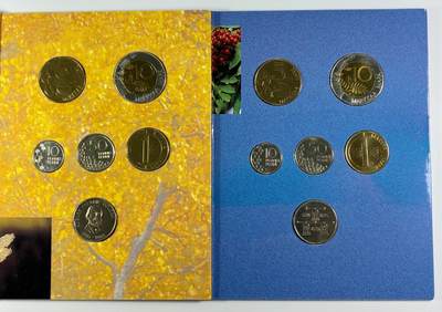 【雨安】【直播拍卖】【世界币章115期-裸币】2025-11-21 周五 19:30 保真 - [现代套币] Finland 芬兰 套币 1994年 2套