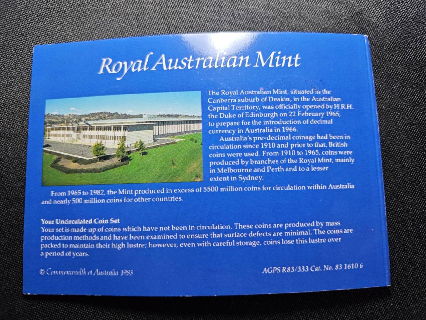 KK钱币收藏小铺 （套币 好品/批量散币 银币）专场  2月预留时间 周末发货  1984澳大利亚清年一套