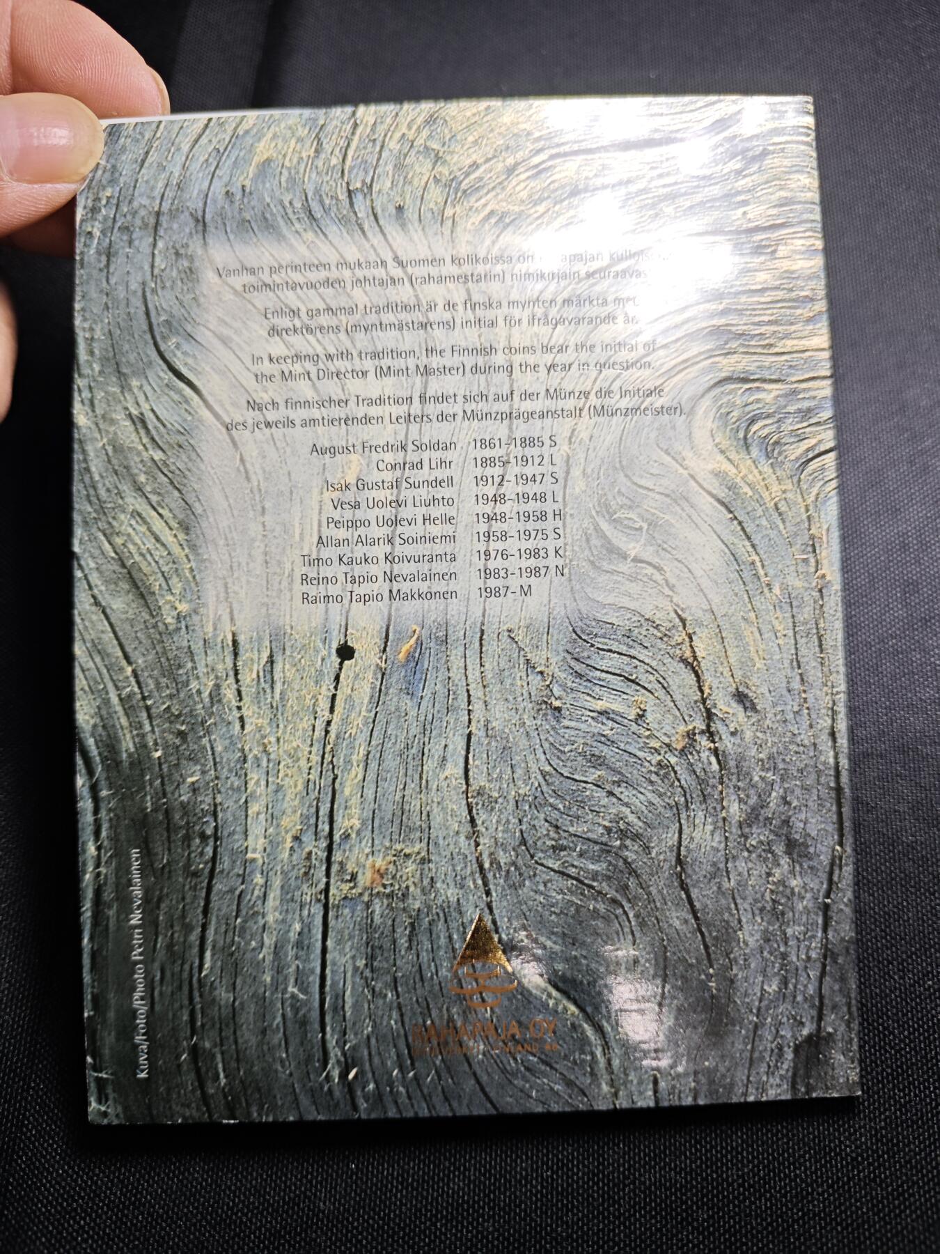 KK钱币收藏小铺 （套币 好品/批量散币 银币）专场  2月预留时间 周末发货  1998芬兰清年套币 带人物纪念章