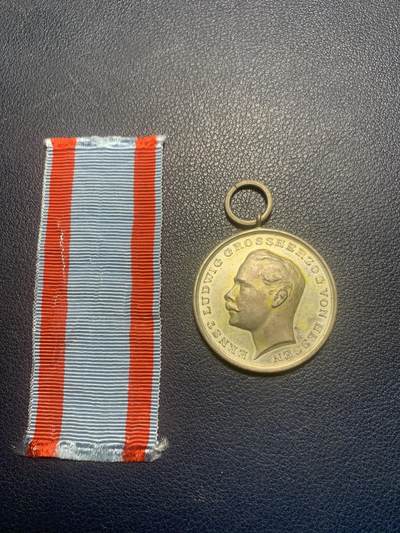 11月23日一战德章小拍场 - 黑森大公国勇敢奖章