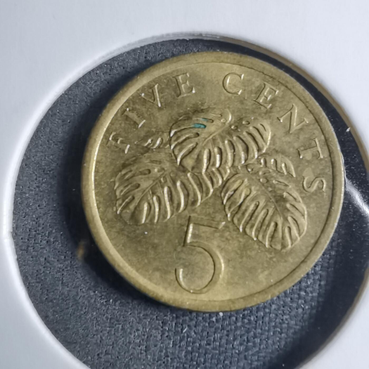 沼泽如烟--第909场 新加坡1986年五分